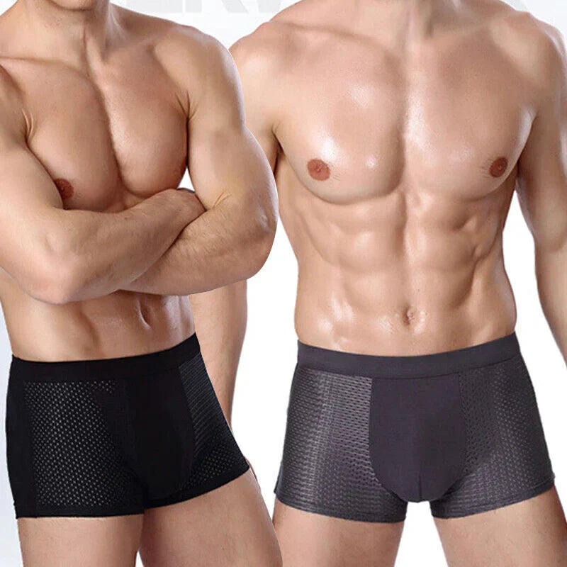 Max™ - Seidige Mesh-Boxershorts für Männer(2+2 GRATIS)